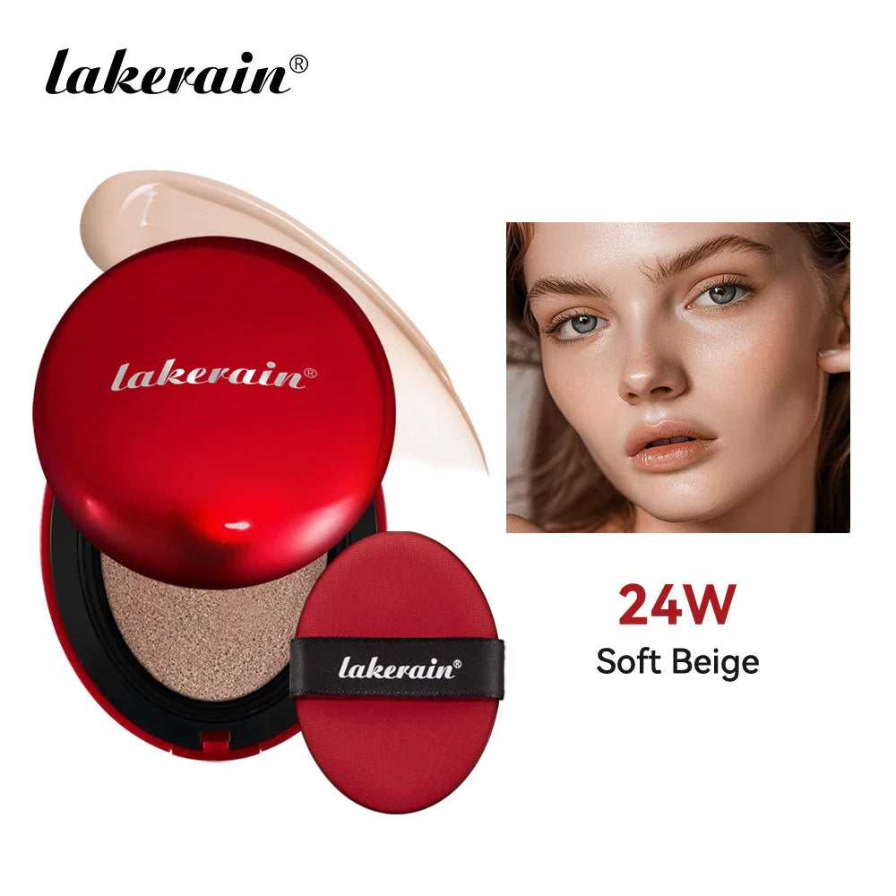 Lakerain Cushion Foundation – Full Coverage, SPF, 72H Wear