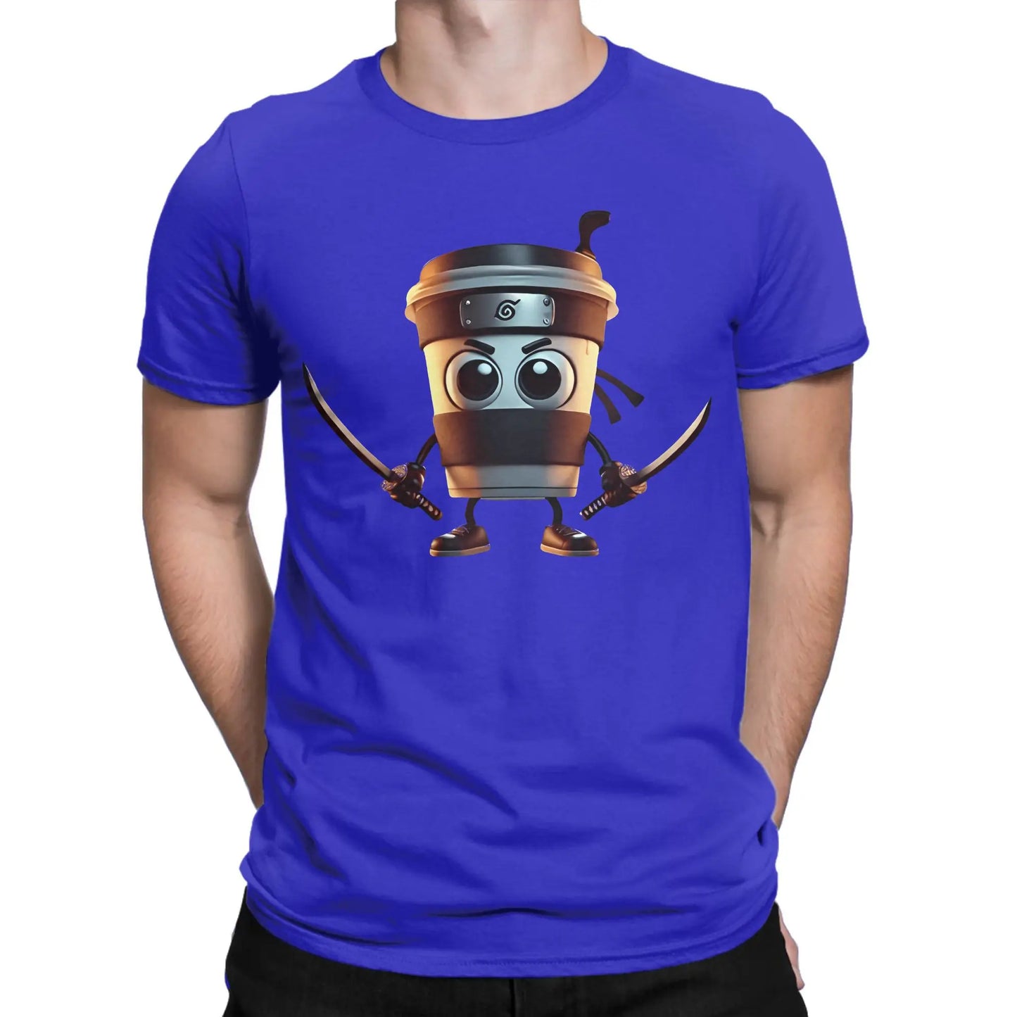 Cappuccino Assassino T Shirt Summer Italian Brainrot Meme 100 Cotton T-Shirts For Men Popular Casual Short Sleeve Y2K Funny Tee Peaceful Pleasures Health and Wellness