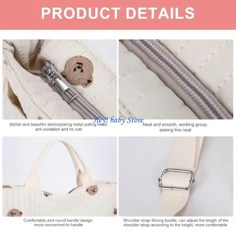 Large Capacity Diaper Bag | Mom Crossbody Shoulder Bag