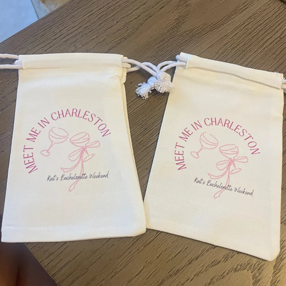 Custom Hangover Kit Bags – Bachelorette & Wedding Favors Party Favor Bag Peaceful Pleasures Health and Wellness