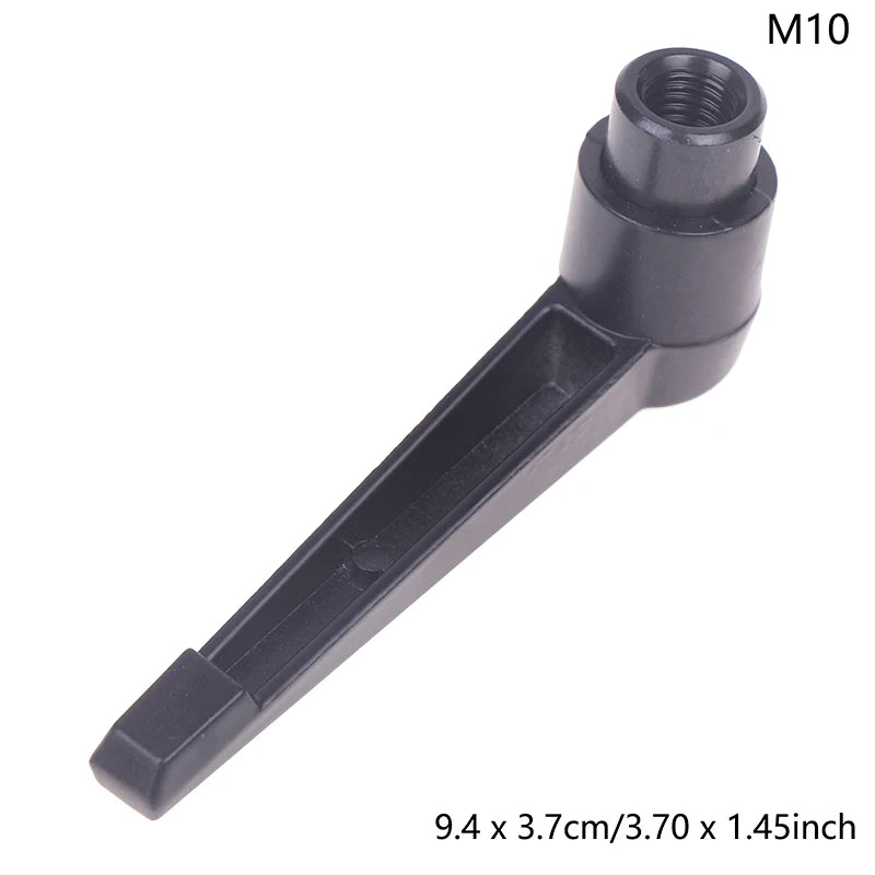 High Quality M4-M12 Adjustable Locking Handle Zinc Alloy Rotating Locking Handle 7-shaped Handle Universal Aluminum Handle Peaceful Pleasures Health and Wellness E-M10