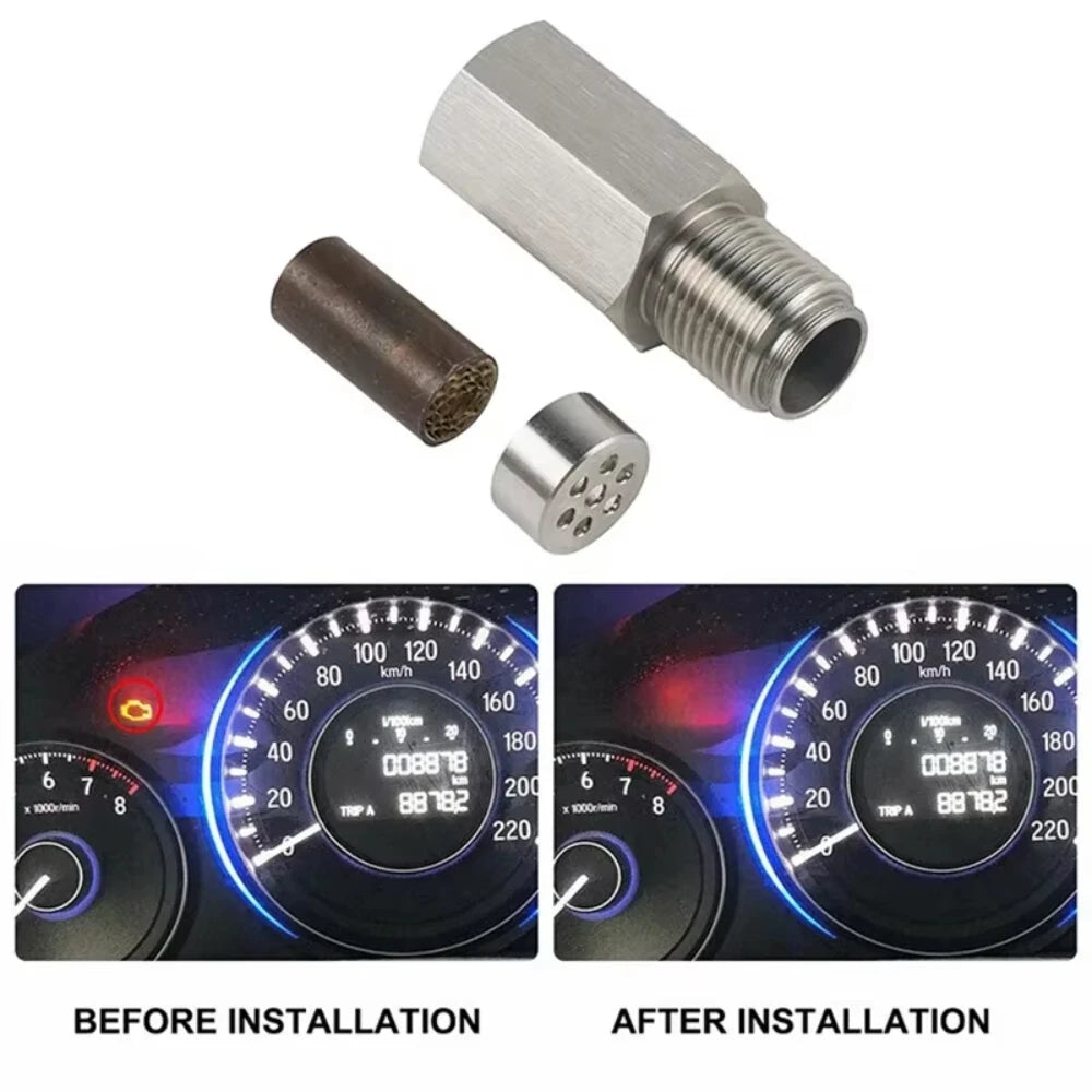 O2 Sensor Spacer Adapter | Mini Catalytic Converter M18x1.5