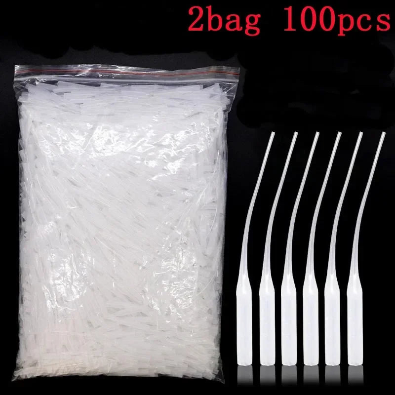 100pcs CA Glue Micro-Tips | Precision Applicator for Crafts