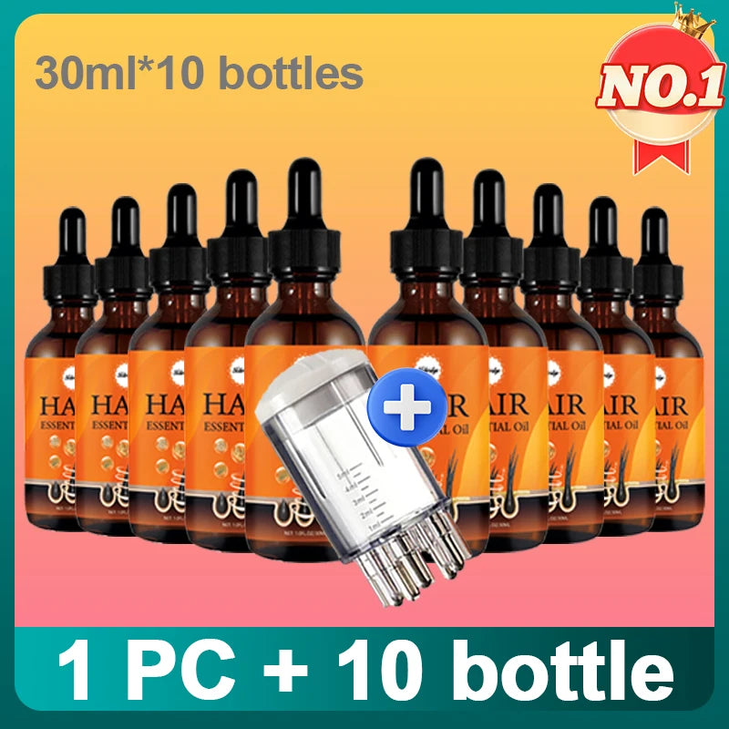 Hair root conditioner gently massages your scalp to solve hair problems and protect your scalp health. Peaceful Pleasures Health and Wellness 1PC plus 10 bottles