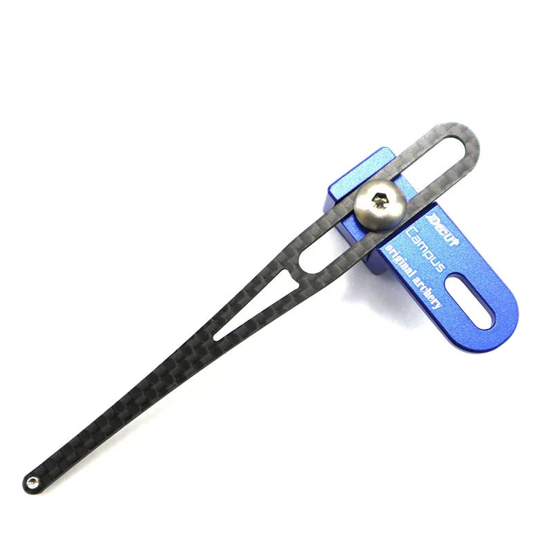 DECUT Recurve Bow Clicker Extended Carbon Magnetic Side Pad