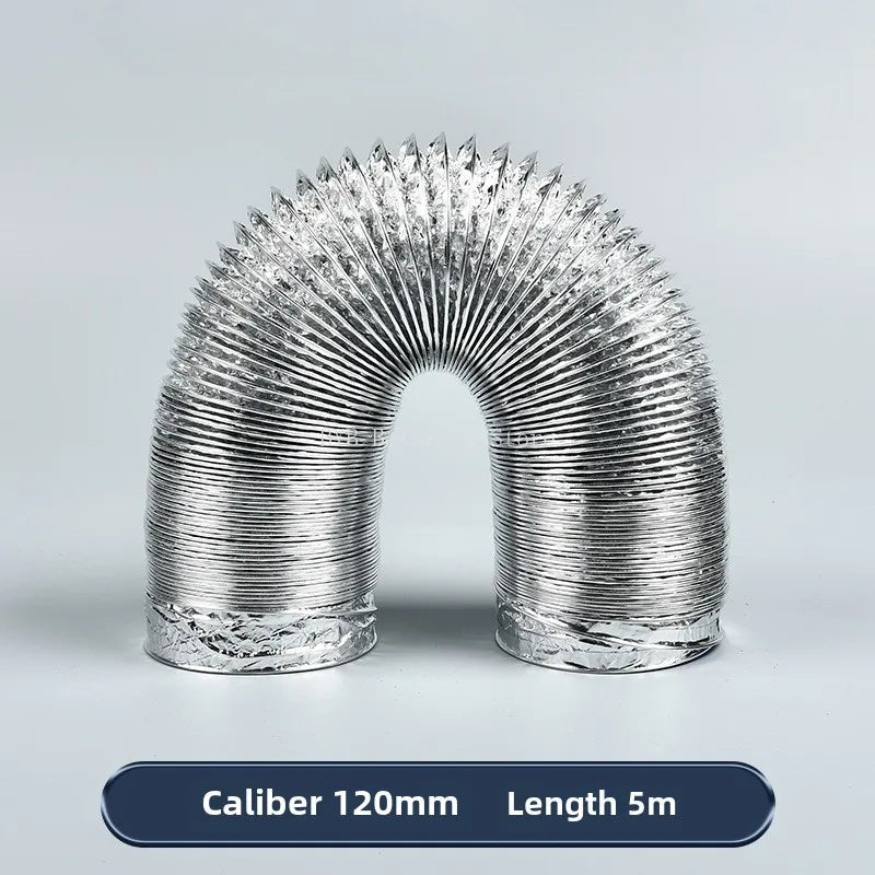 4 Inch Flexible Aluminum Exhaust Duct | 100mm Ventilation Hose