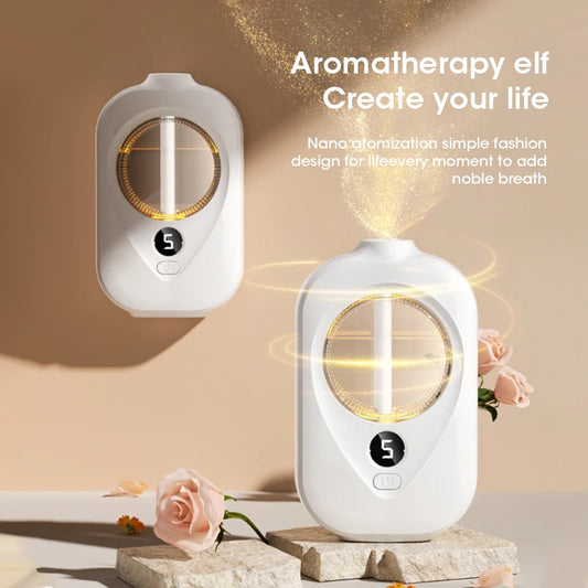 Smart Wall Mounted Essential Oil Diffuser Aromatherapy Humidifier Automatic Air Deodorization for Home Peaceful Pleasures Health and Wellness