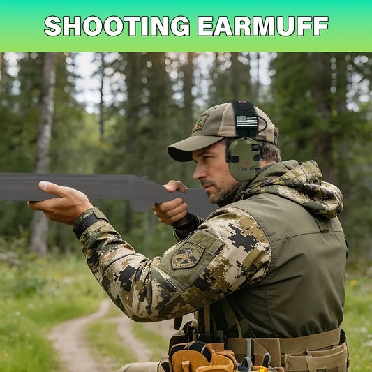 W1/W3 Electronic Shooting Earmuff Anti-noise Headphone Sound Amplification Hearing Protection Headset Foldable（BT Optional） Peaceful Pleasures Health and Wellness