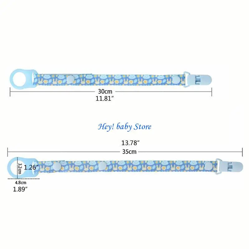 Baby Pacifier Clip & Chain Set – 6 Colors for Toddlers
