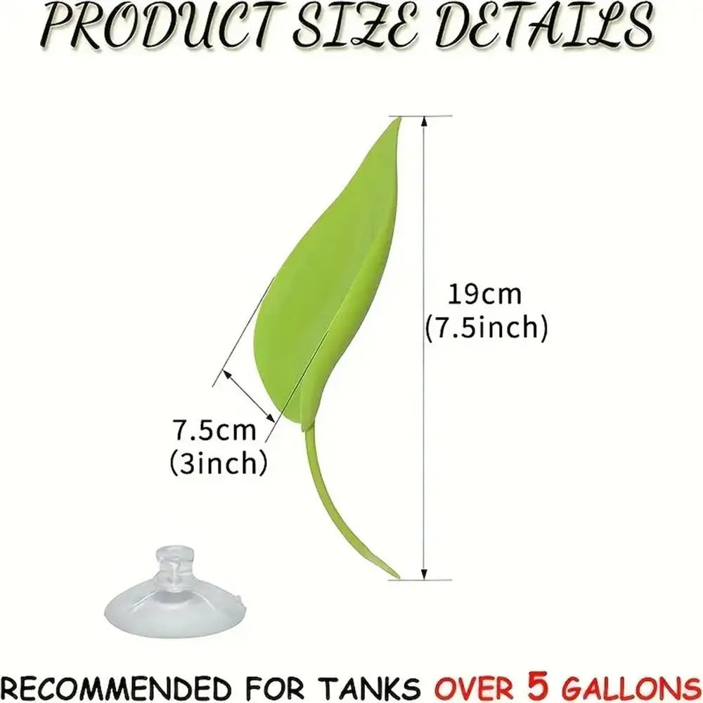 Leaf Suction Cup Basking Shelf for Frogs, Geckos & Reptiles