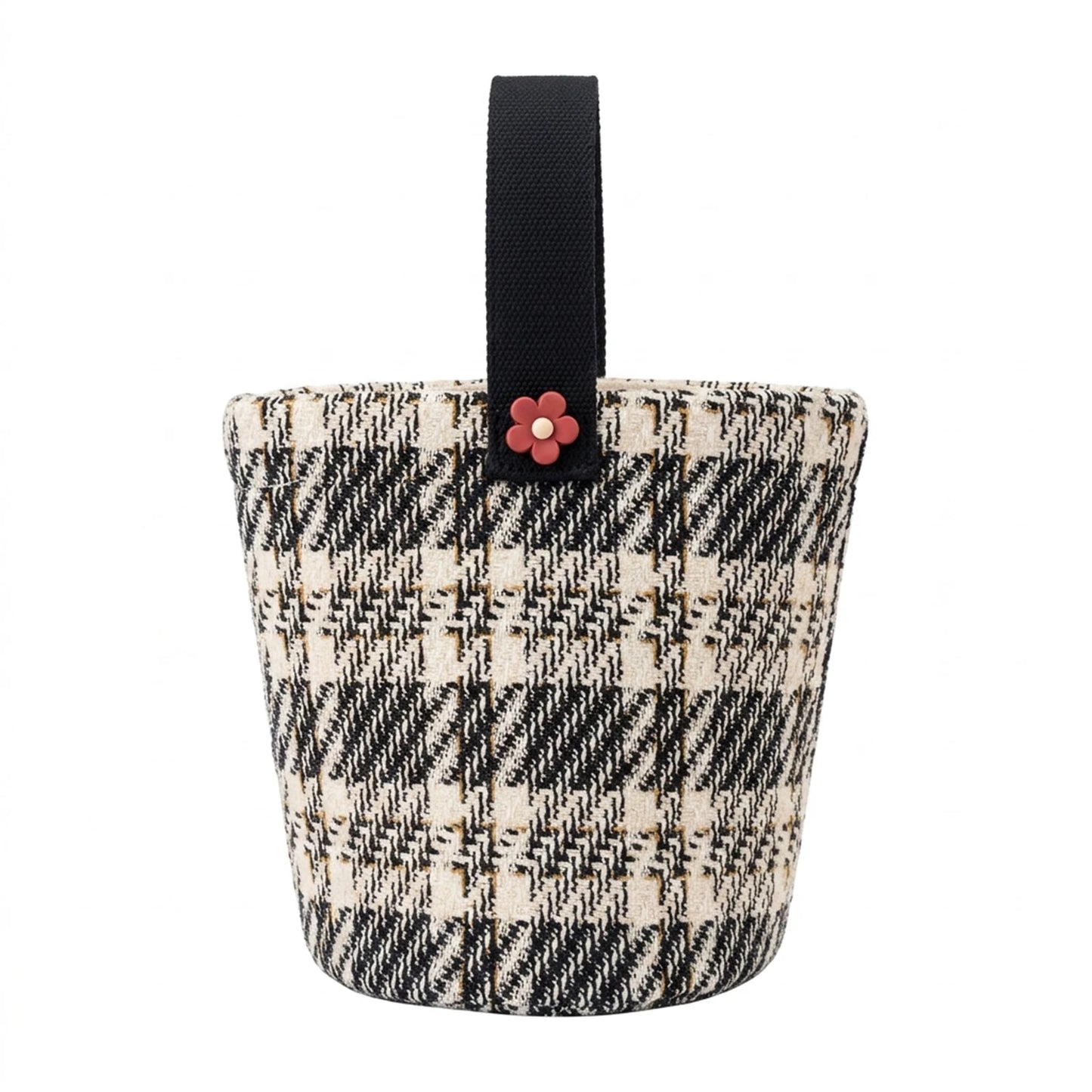 Canvas Lunch Bag for Women Large Capacity Thermal Insulated Tote with Double Handles and Reinforced Bottom Ideal for Picnic Peaceful Pleasures Health and Wellness A