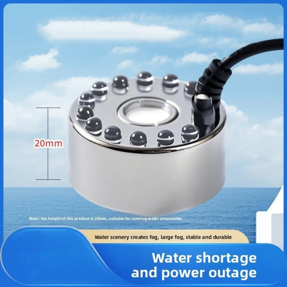 Ultrasonic LED Mist Maker Fogger – Pond & Garden Atomizer