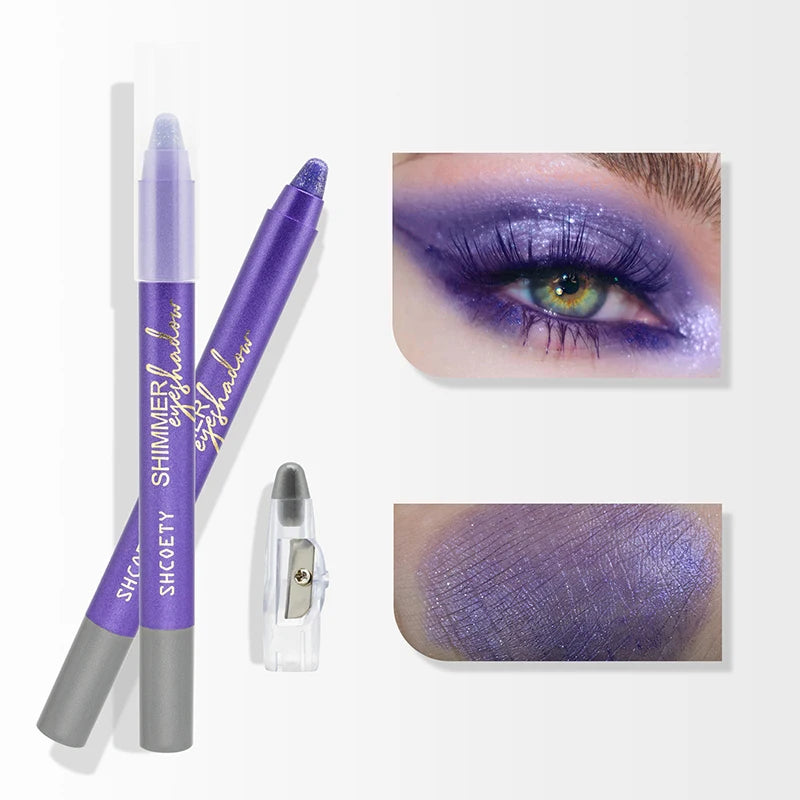 8 color pearl eyeshadow pencil, self-sharpening pencil eyeliner, undercover pencil, does not smudge, waterproof and long-lasting Peaceful Pleasures Health and Wellness SH137-03