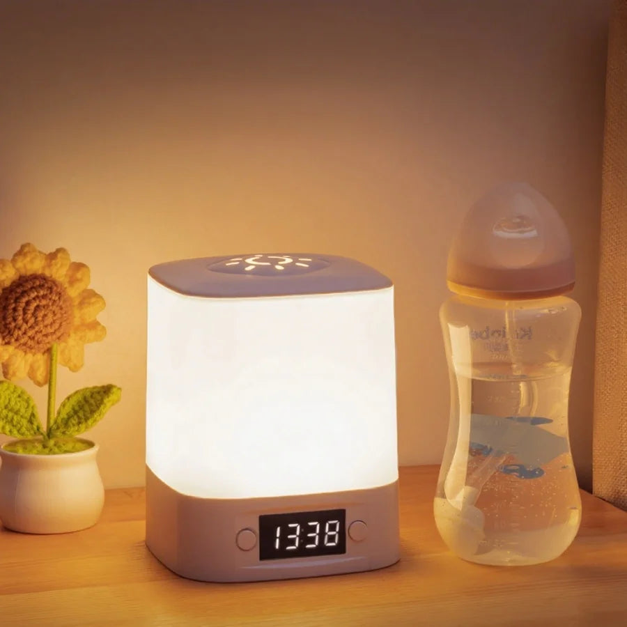 Touch Dimmable LED Night Lamp with Remote Clock Time Display or not Eye Protection Reading Lamp Bedside Night Light Rechargeable Peaceful Pleasures Health and Wellness