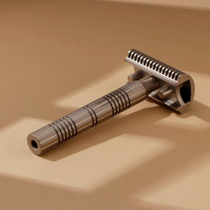 YAQI Bohemia 316 Stainless Steel Adjustable Baseplate Men Professional Safety Razor Peaceful Pleasures Health and Wellness