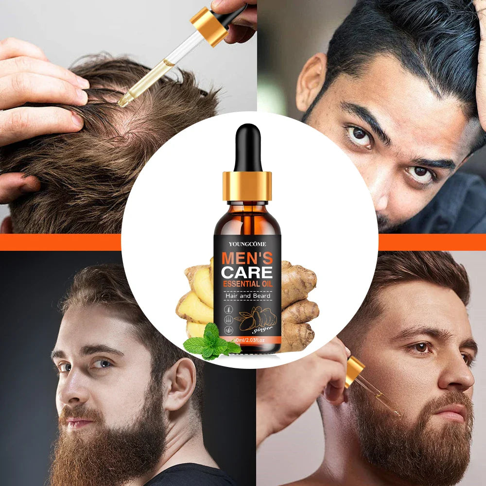 YOUNGCOME Beard Growth Oil – Moisturize, Soften & Nourish