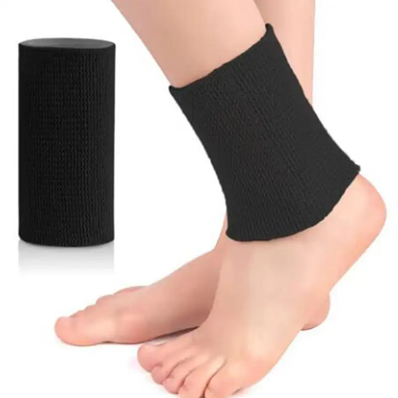 1pc Elastic Ankle Protector Compression Skating Sports Protector Figure Skating Silicone Men And Women's Ankle Protector Peaceful Pleasures Health and Wellness