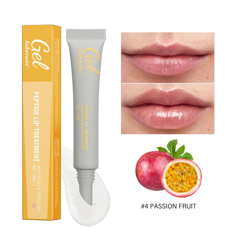 Peptide Lip Treatment Moisturizing Lip Mask Gel To Remove Dead Skin Lipstick Base Lip Cream Lip Care Mask 10ml Peaceful Pleasures Health and Wellness 4 passion fruit