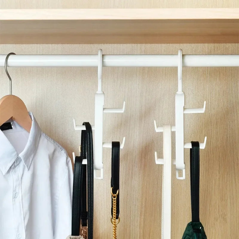 No-Drill Door Hook Rack – Multi-Row Hanging Organizer