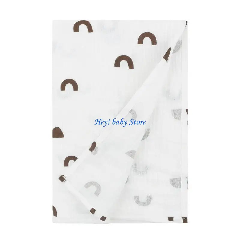 Muslin Swaddle Blanket Newborn | Soft Cotton Bamboo 33"