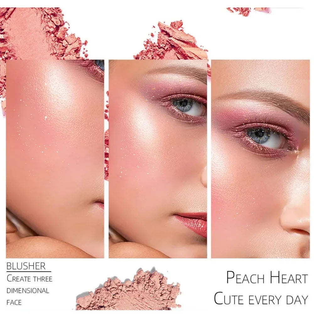 Mirsist 3-Color Cream Blush Palette – Highlighter & Contour