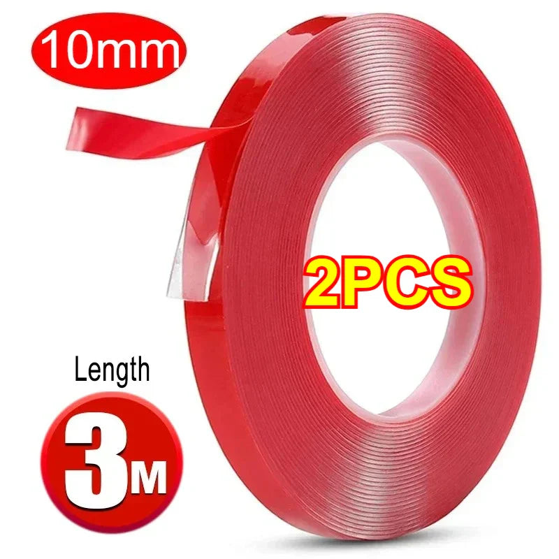 Nano Double-Sided Adhesive Tape – Transparent, Reusable, Waterproof