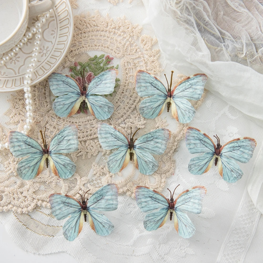 Artificial Fluorescent Butterfly Decorations 20/40 PCS – DIY