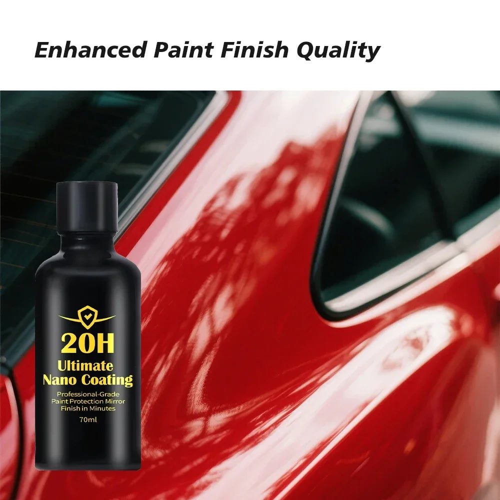 Graphene Ceramic Coating 20H with Self Healing and UV Track Technology Car Detailing Professionals 10+ Years of Protection Peaceful Pleasures Health and Wellness