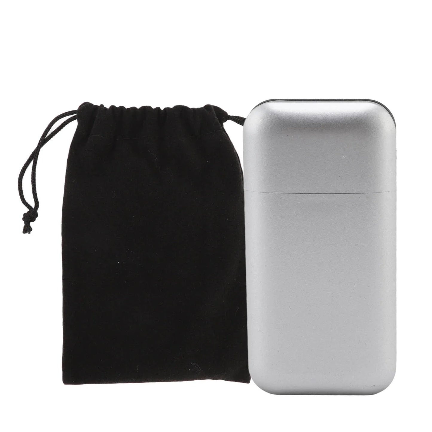 Cigarette Case Dual Use Pressure Proof Adjustable Height Keep Freshing Cigarette Box Holiday Gift for Travel Peaceful Pleasures Health and Wellness silver