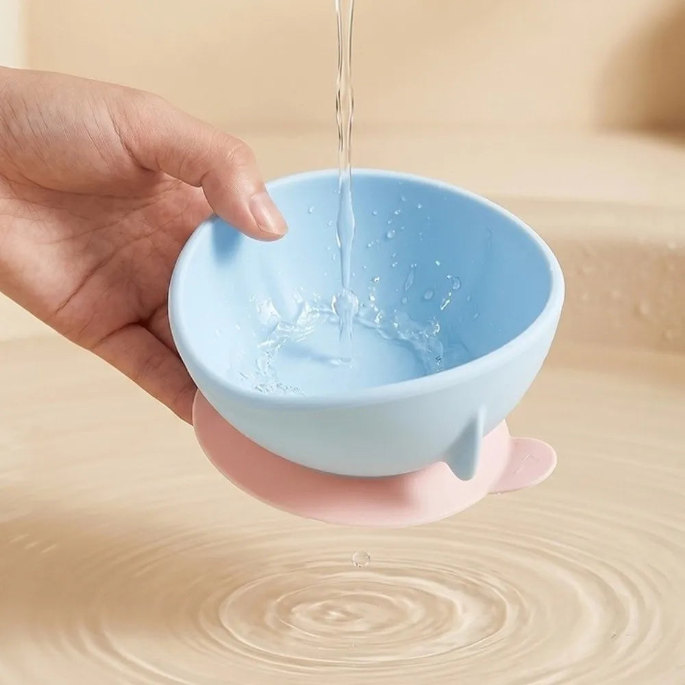 Silicone Suction Cup Pet Bowl – Anti-Spill Slow Feeder