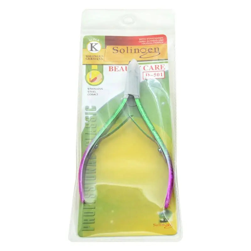1 Pcs Cuticle Nippers Nail Manicure Cuticle Scissors Clippers Trimmer Dead Skin Remover Pedicure Stainless Steel Cutters Tool Peaceful Pleasures Health and Wellness PVC gradient green