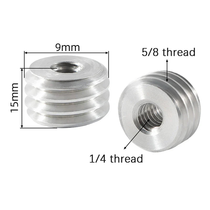 Camera Screw Adapter 5/8 to 3/8 to 1/4" | Tripod & Monopod Mount