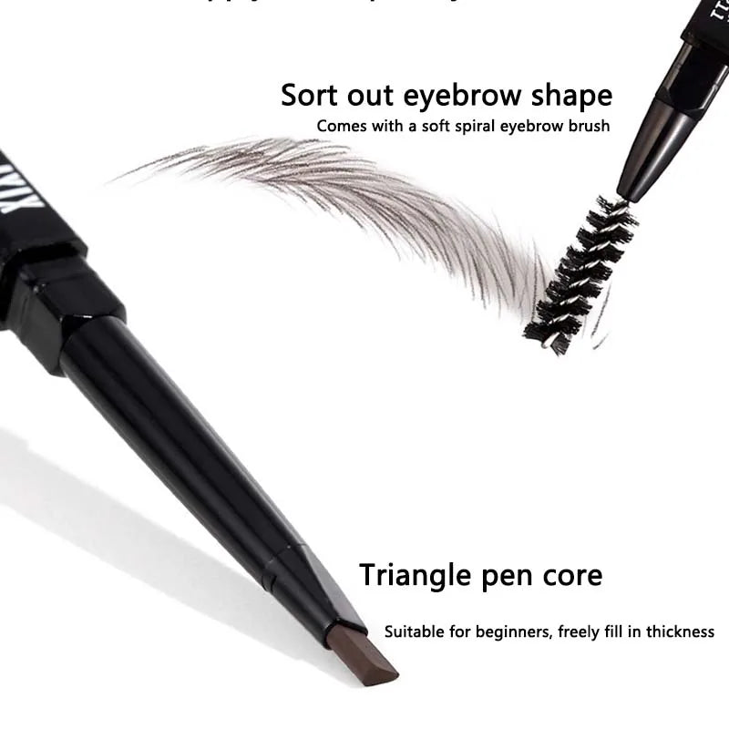 Double Head Waterproof Eyebrow Pencil | Natural Long-Lasting Tint