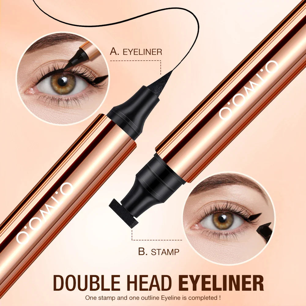 O.TWO.O Dual-Ended Stamp Liquid Eyeliner – Waterproof Cat Eye