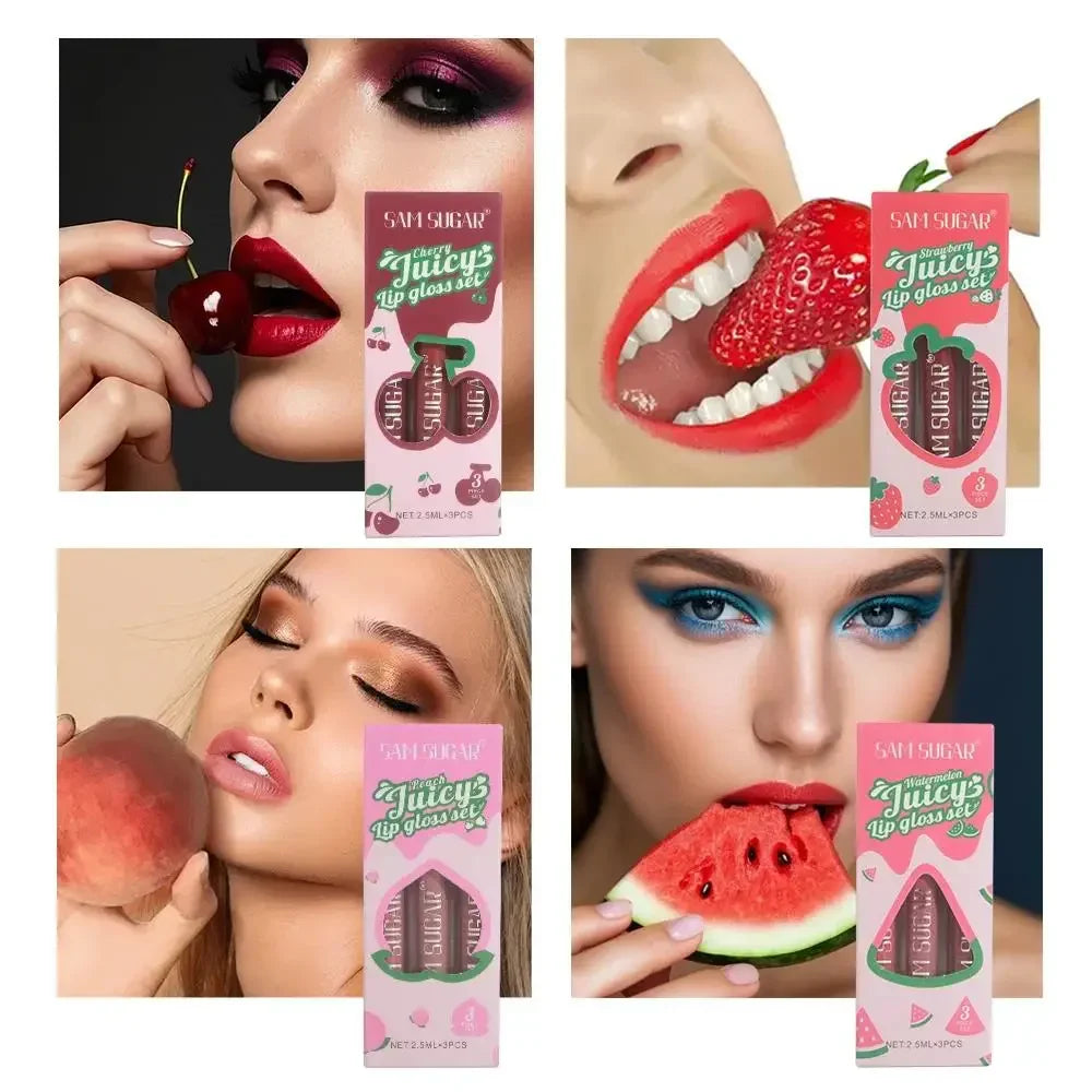 SAM SUGAR Velvet Matte Lip Gloss Set – Long Lasting Lipstick