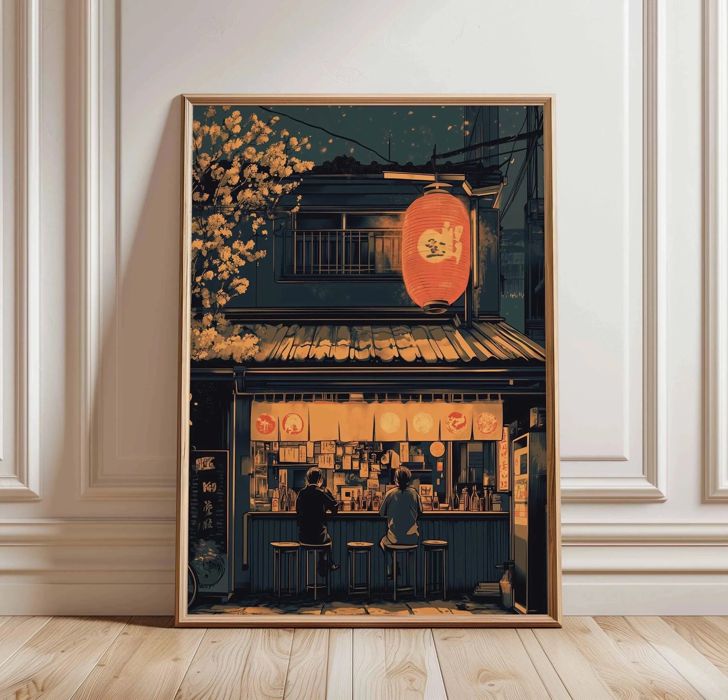 Anime Ramen Shop Canvas Print | Tokyo Street Wall Art