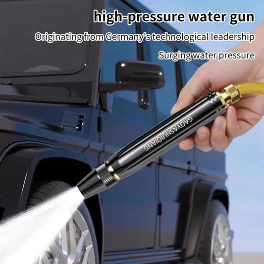 Adjustable Nipple Type Portable Direct Spray Car Wash Nozzle High Pressure Washing Water Home Garden Shower Water Tools Peaceful Pleasures Health and Wellness