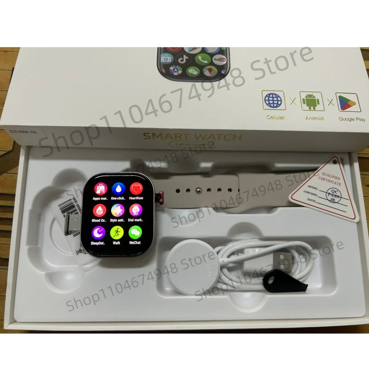 GOLDENSPIKE VP99 4G Smart Watch 2.29" AMOLED GPS 32GB+256GB