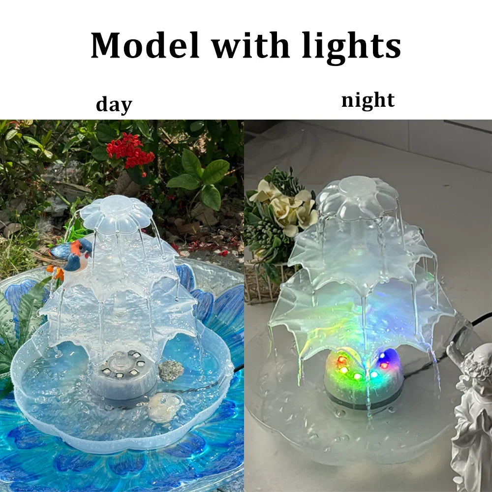 AISITIN 3-Layer Solar Bird Bath Fountain Pump – Garden & Pond