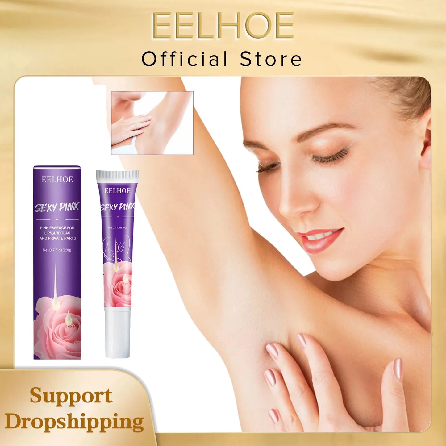 EELHOE Brightening Cream – Underarm, Knee & Intimate Area 20g