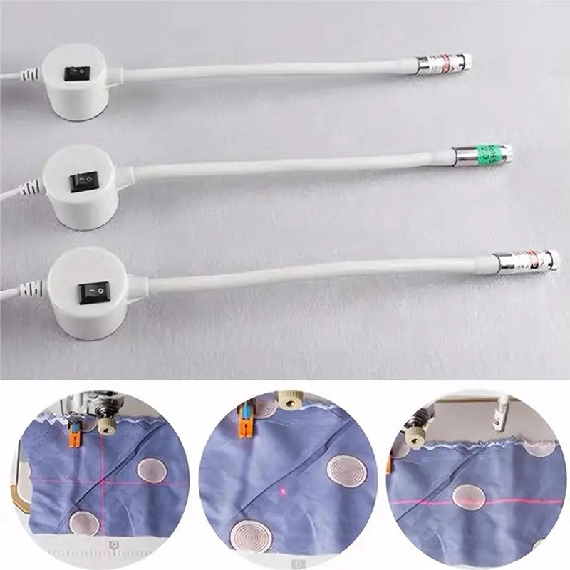 A36T-Magnetic Quilting Light For Sewing Machines With Red Guide Line, Precision Stitching And Rotating Base US Plug Peaceful Pleasures Health and Wellness