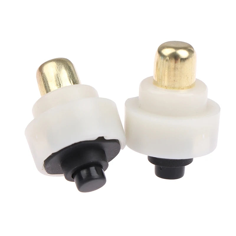 New 2Pcs 20mm LED Flashlight Push Button Switch ON/ OFF Electric Torch Tail Switch Peaceful Pleasures Health and Wellness