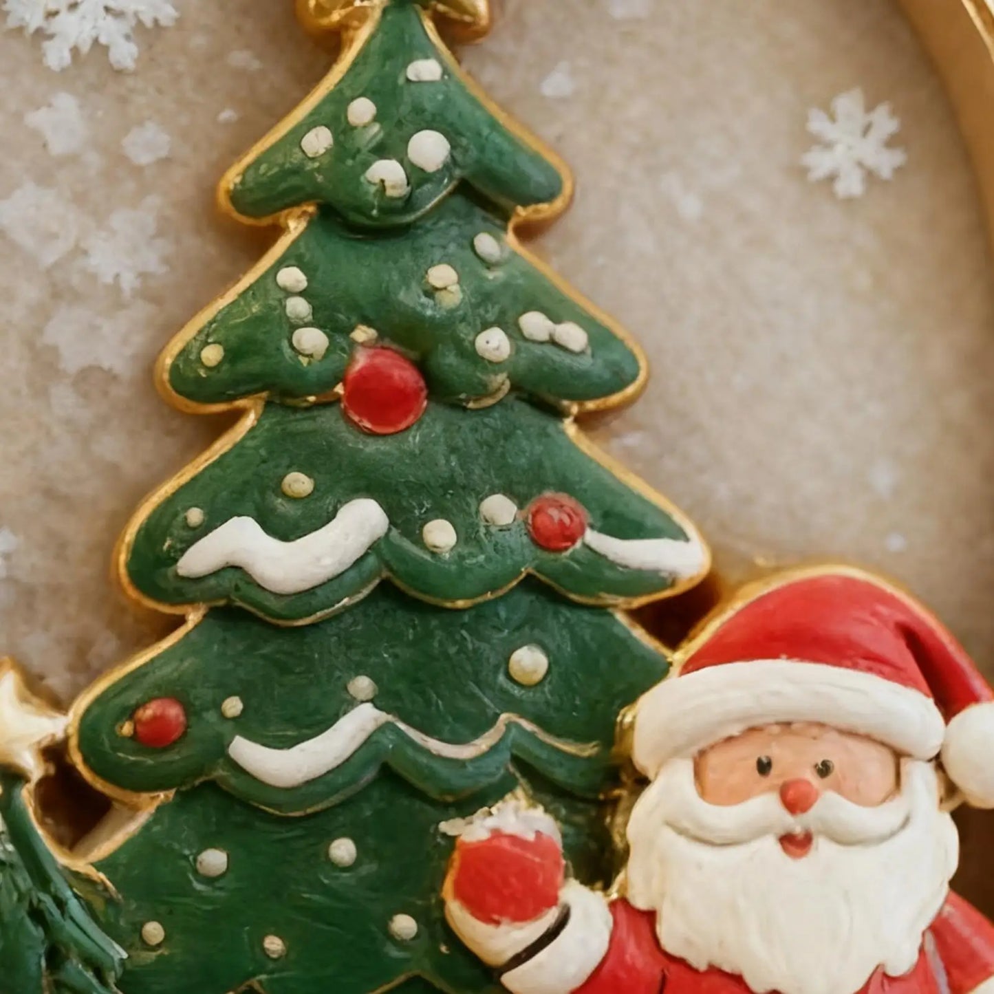 Christmas Quicksand Fridge Magnets – Festive Metal Decal Ornament Fridge Magnet Ornament Peaceful Pleasures Health and Wellness