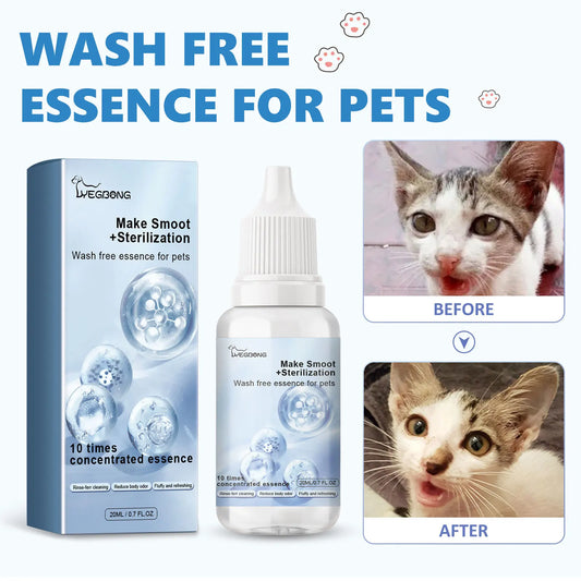 Yegbong No-Rinse Dog Shampoo | Deodorizing & Softening Essence Waterless Pet Shampoo Peaceful Pleasures Health and Wellness