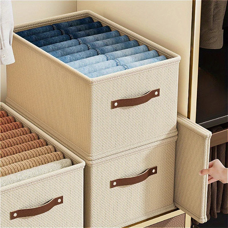 Oxford Foldable Storage Basket for Clothes, Toys & Sweaters