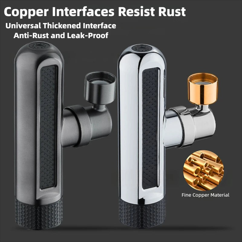 720° Rotating Kitchen Faucet 6 Modes Waterfall Spout Splash-Proof Universal Aerator Multi-Function Faucet Nozzle Extender Peaceful Pleasures Health and Wellness