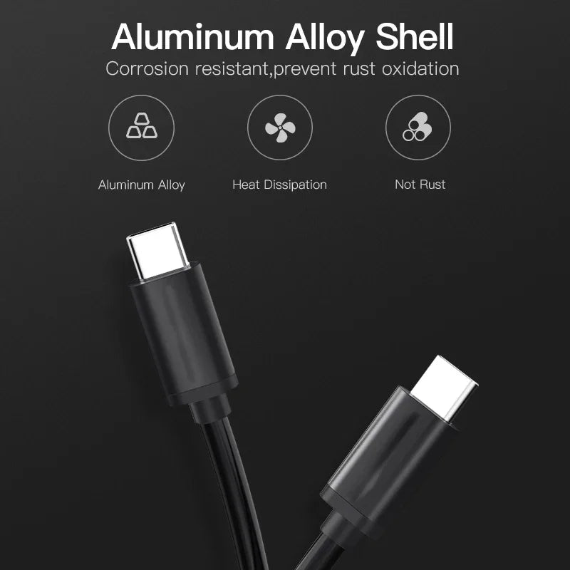 PD 100W USB-C to USB-C Fast Charge Cable – iPhone & Android