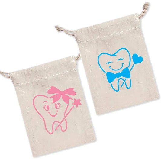 Kids Tooth Fairy Bag & Keepsake Gift Box | Boys & Girls Tooth Fairy Keepsake Bag Peaceful Pleasures Health and Wellness