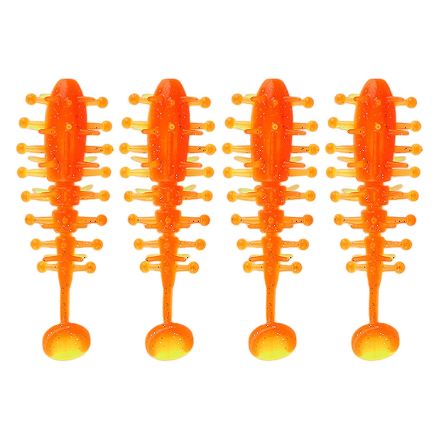 Paddle Tail Swimbaits Lightweight Soft Plastic Fishing Lure TPE Material for Bass Crappie Trout Shad Freshwater Saltwater Peaceful Pleasures Health and Wellness Orange S