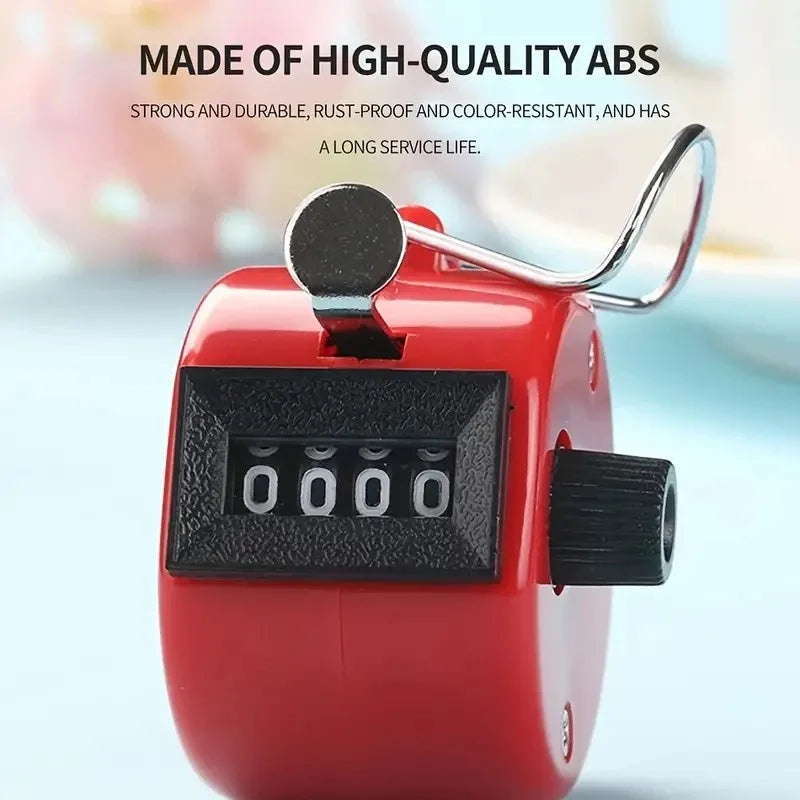 Manual Recording Mechanical Counter Four Digit Traffic Warehouse Points Cargo Readings Digital Counting Peaceful Pleasures Health and Wellness